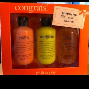Philosophy shower set trio